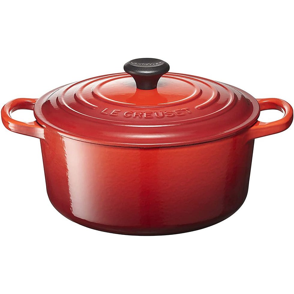 Lodge 6-Qt. Cherry on Top Red USA Enameled Cast Iron Dutch Oven