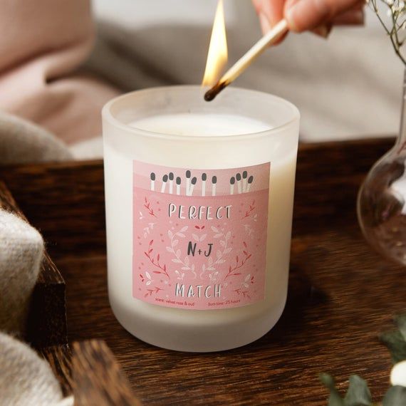 Valentine's Day Gift Matchbox Candle