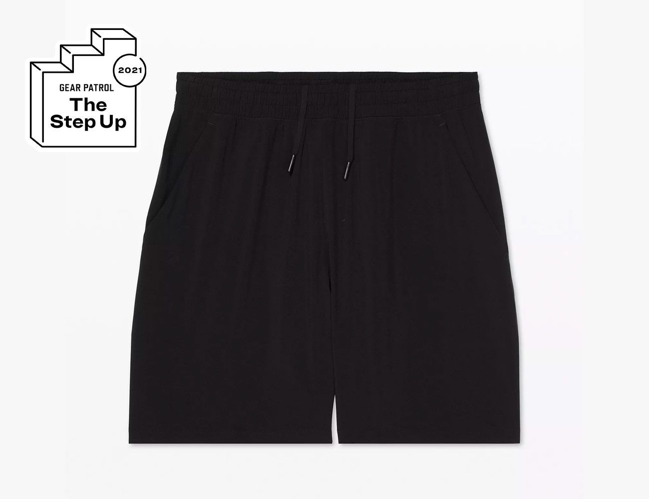 black lulu shorts