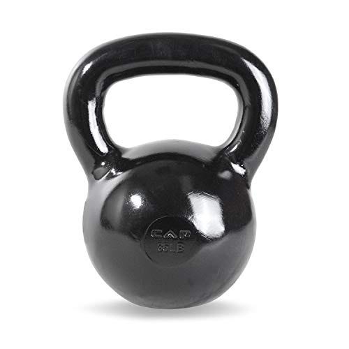 CAP Barbell Black Enamel Coated Cast Iron Kettlebell