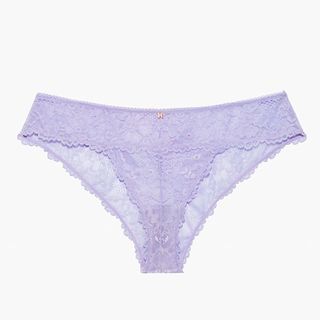 Floral Lace Cheeky with X Charm