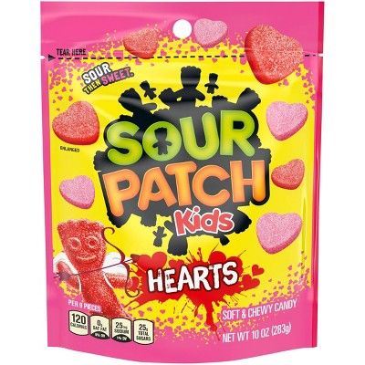 Sour Patch Kids Valentine's Gummy Hearts 