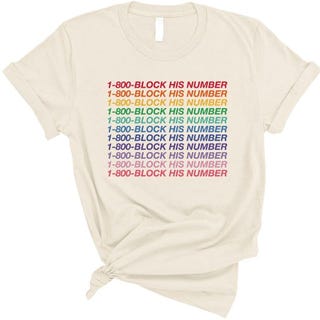 1 800 block his number shirt