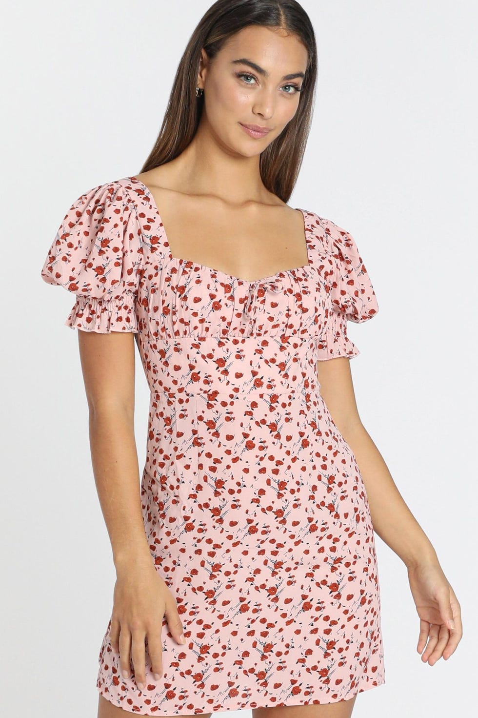 Heloise Dress In Pink Floral