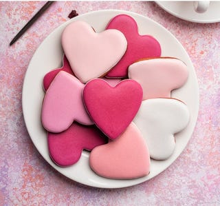 Pink Red White Valentine Hearts