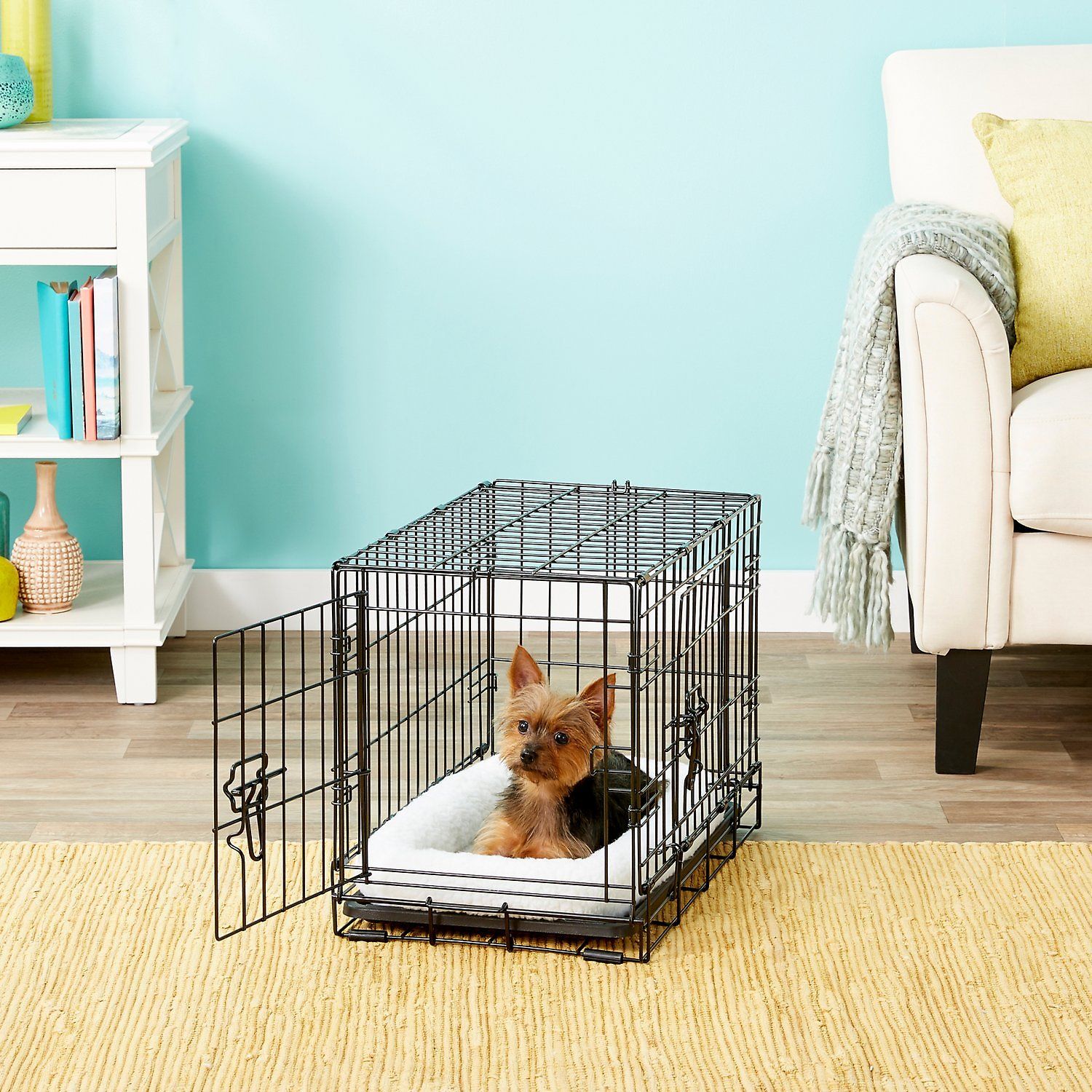 frisco double door furniture style dog crate