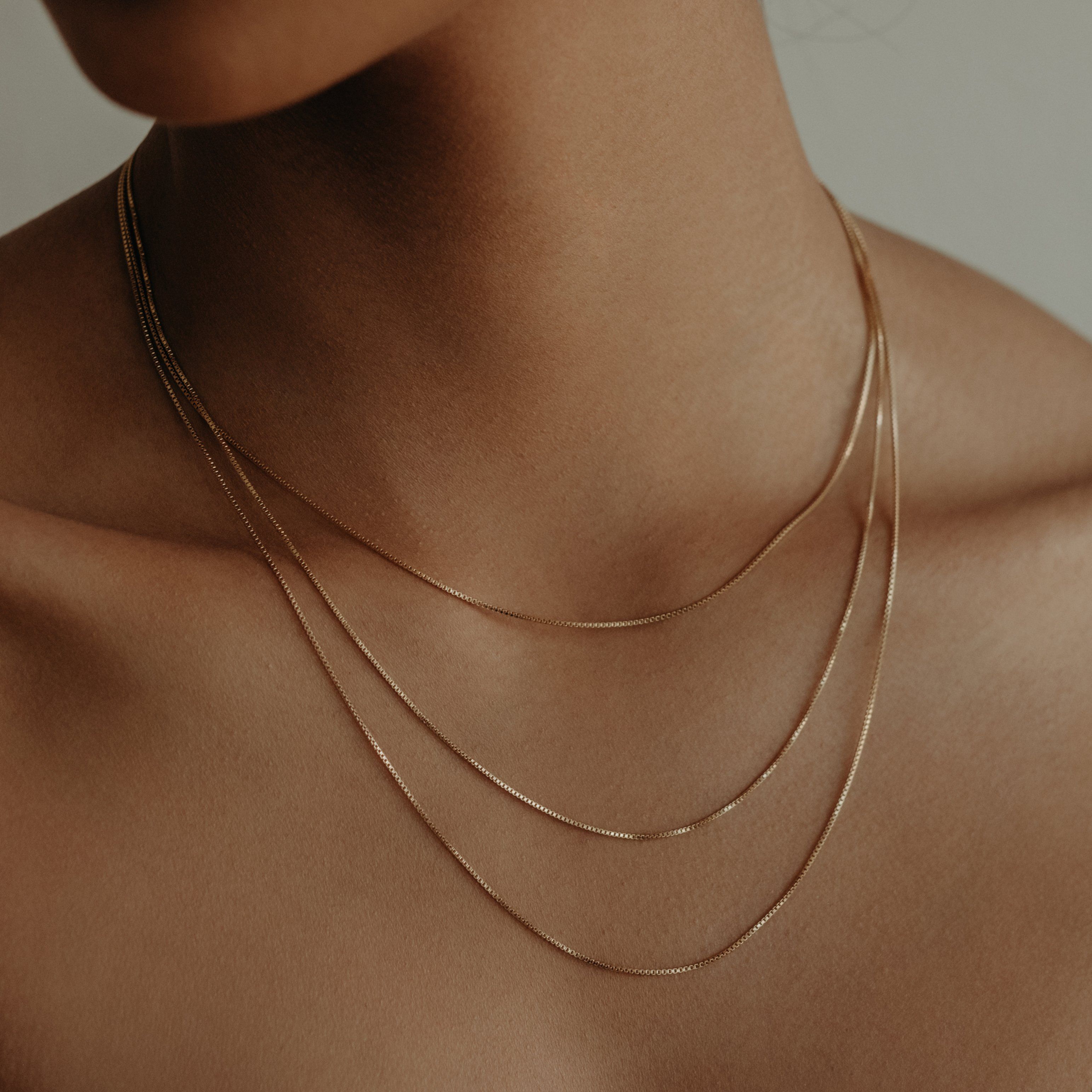 Metal Color: 1 Pcs Rose, Length: 40cm Davitu Womens Fashion 100% 925 Real Sterling Silver Jewelry Box Chain Collarbone Chain Short Necklace Gift Girl Lady DC02 