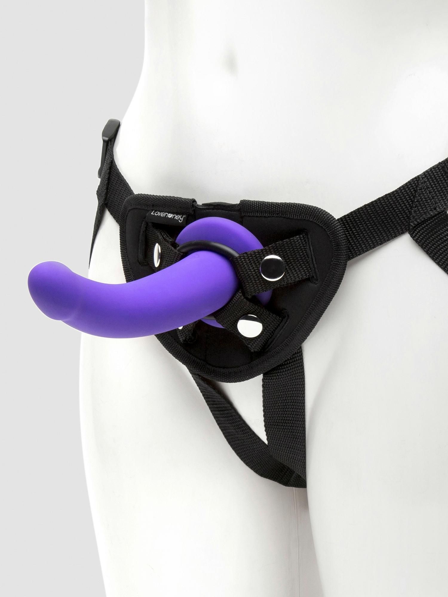 Start by shopping toys that are harness-compatible.