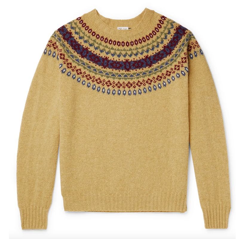 Fair Isle Virgin Wool Sweater