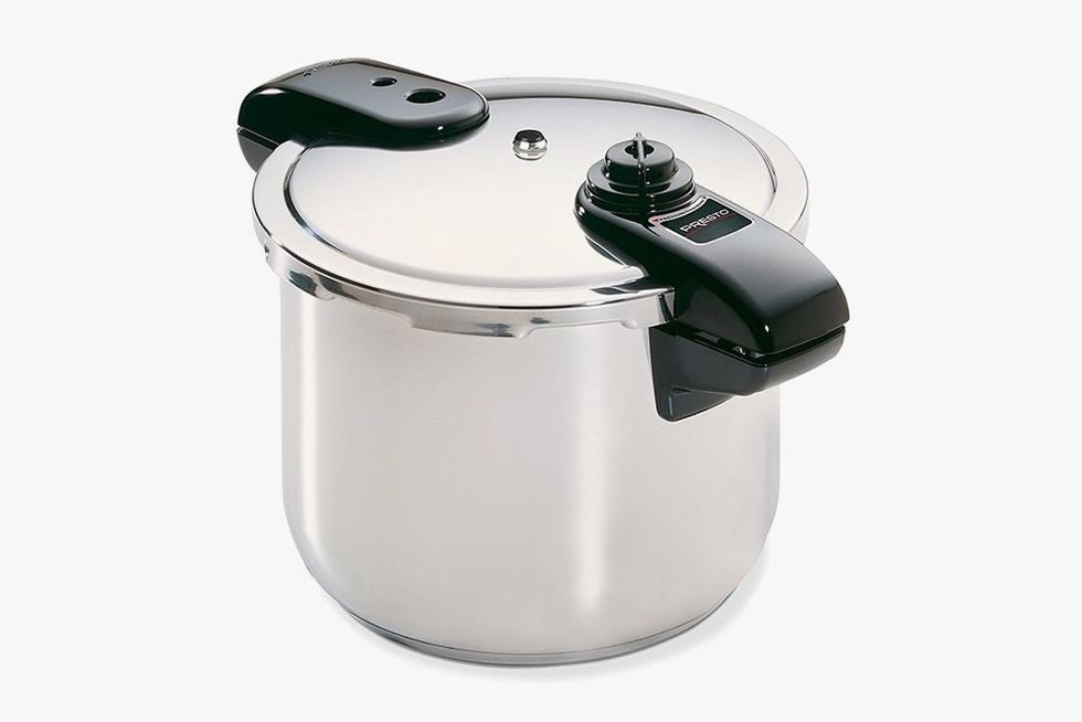 Kuhn Rikon Duromatic Stainless-Steel Saucepan Pressure Cooker - 7.4-Qt,  Silver