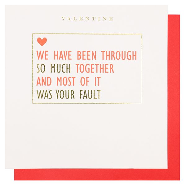 Been through so much Valentine's Day card