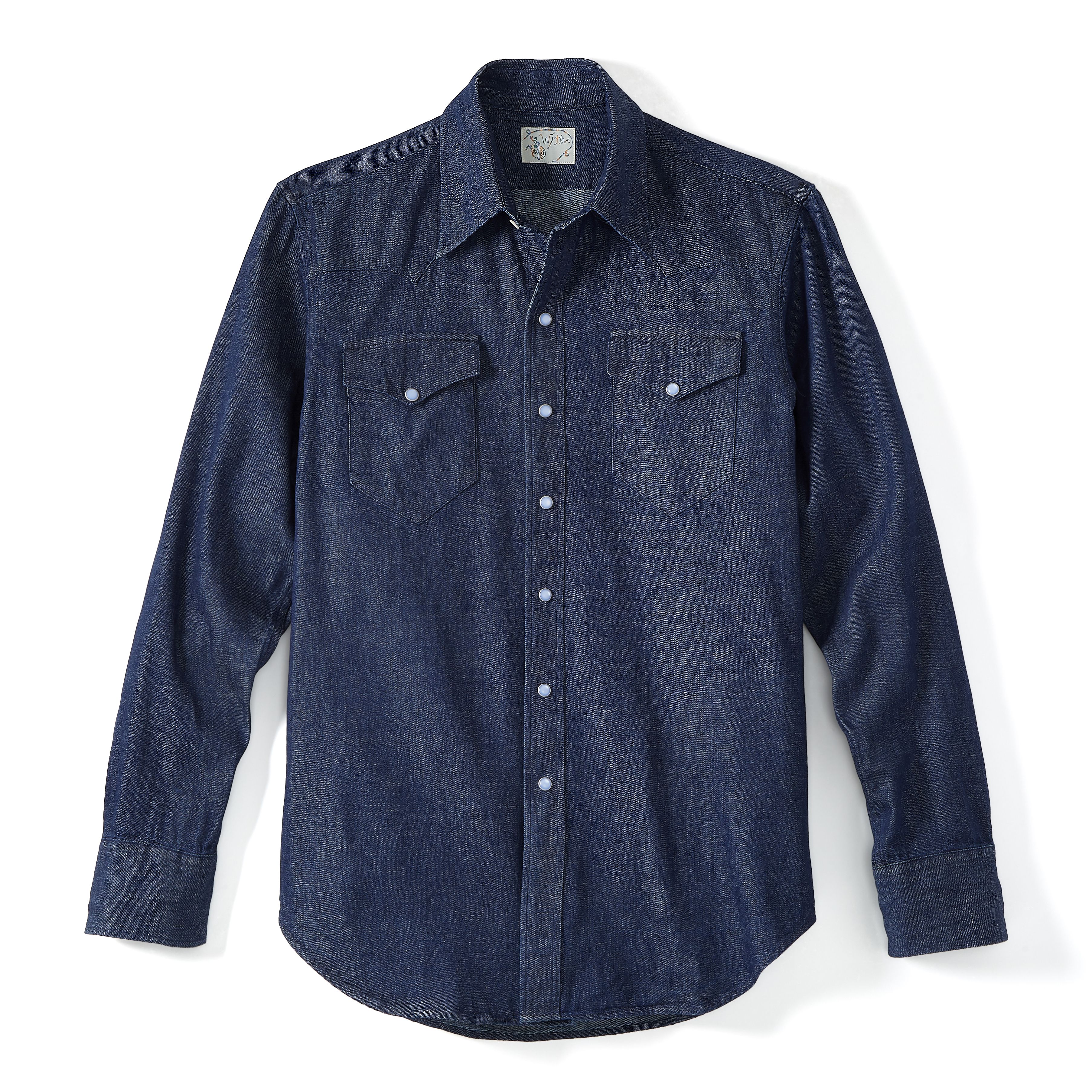 denim blue sweatshirt
