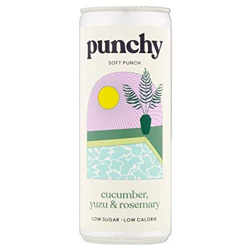 Punchy Soft Drinks (Cucumber, Yuzu & Rosemary) 250ml x 24 Cans