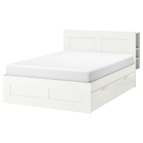 13 Best Bed Frames Of 2021 Top, Ikea White Queen Bed Frame With Storage