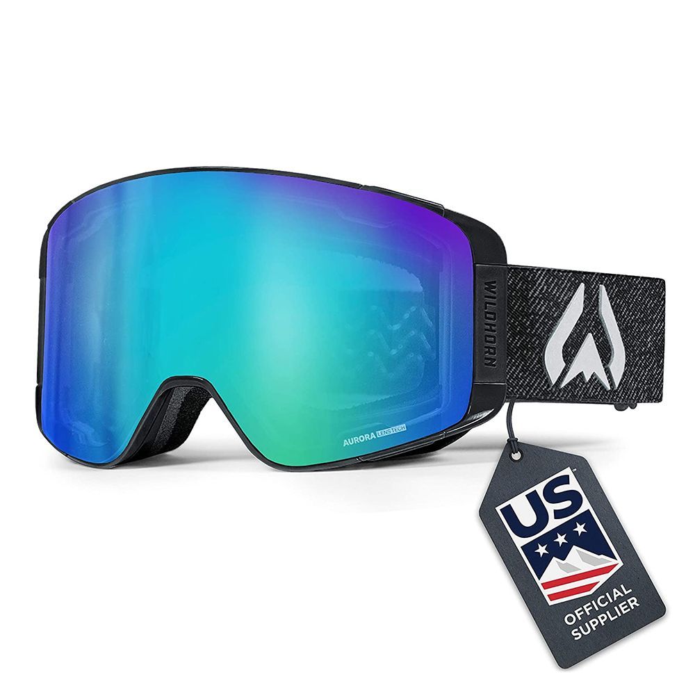 DADA-PRO Ski goggles UV Protection Sunglasses Mens Women Skiing goggles Adults Over Glasses OTG Anti-fog Frameless For Snowboard Jet Snow 