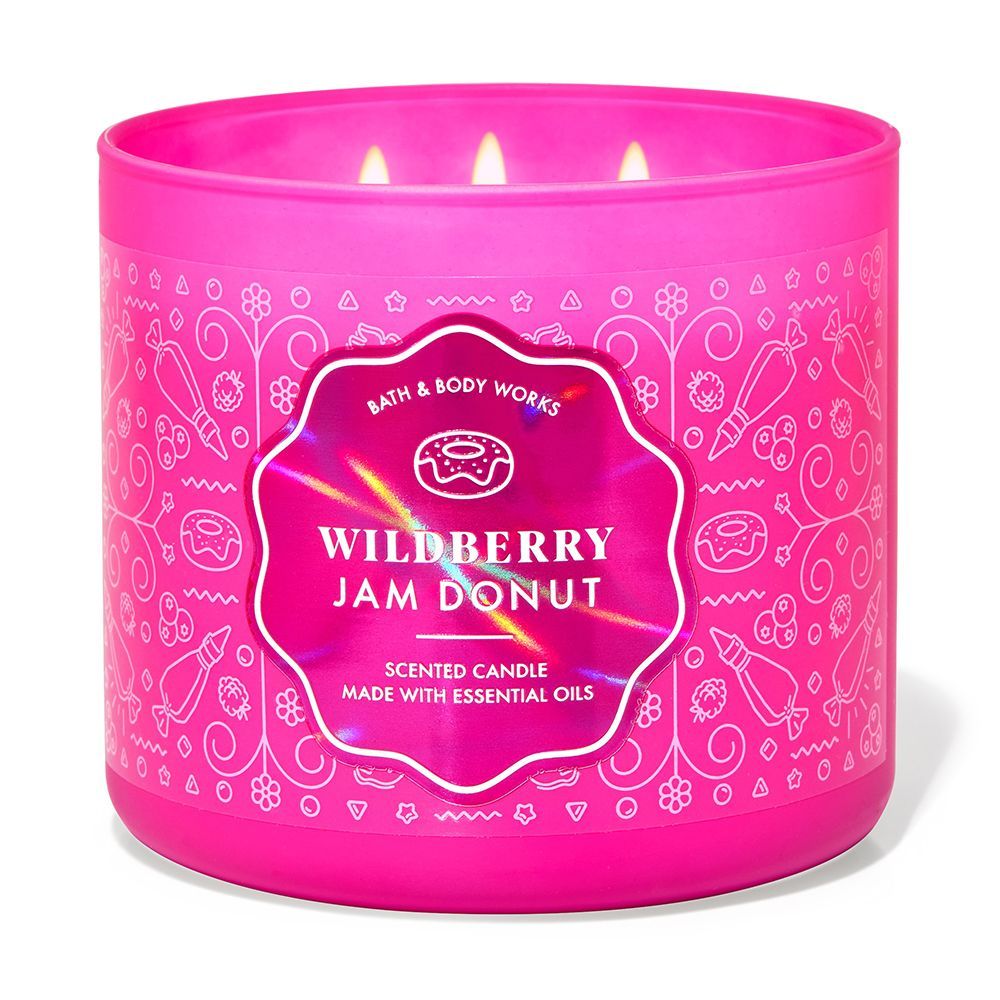 Wildberry Jam Donut Candle