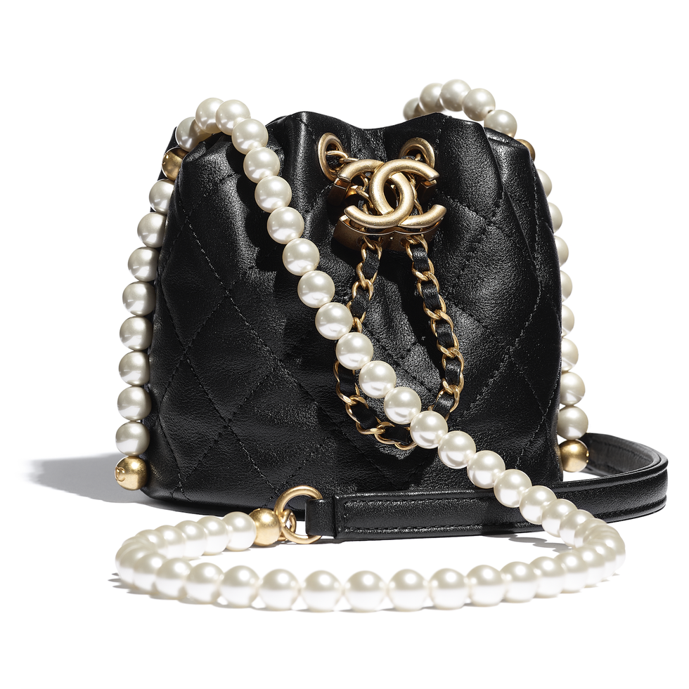 Chanel Bucket Pearl Bag SS21