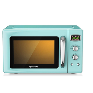 COSTWAY Retro Countertop Microwave Oven COSTWAY Retro Countertop Microwave Oven