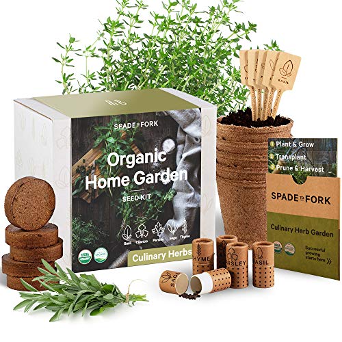 Spade To Fork Indoor Herb Garden Starter Kit 