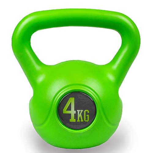 Phoenix Fitness 4KG Green Vinyl Kettlebell 