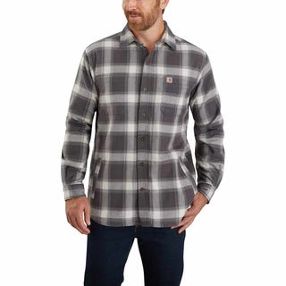 Carhartt® Rugged Flex® Relaxed Fit Flannel Fleece-Lined Plaid Shirt Carhartt® Rugged Flex® Relaxed Fit Flannel Fleece-Lined Plaid Shirt