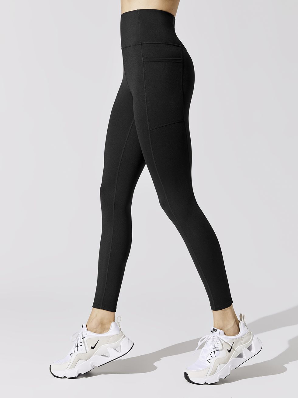 High Rise Full-Length Legging with Pockets in Cloud Compression