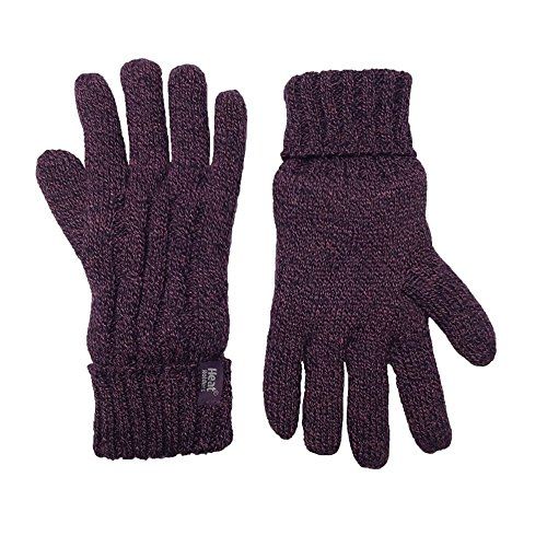 Heat Holders Ladies Cable Knit Heatweaver Thermal Gloves