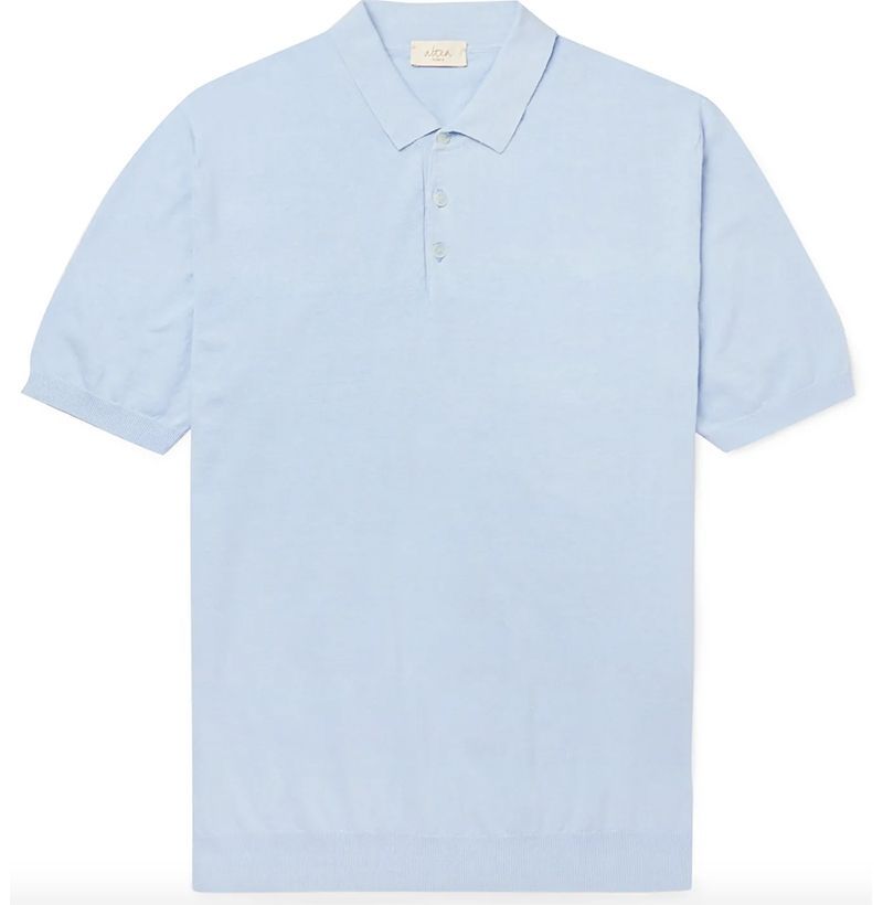 Linen and Cotton-Blend Polo Shirt