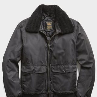 Todd Snyder + Golden Bear Shearling Collar Bomber Jacket Todd Snyder + Golden Bear Shearling Collar Bomber Jacket