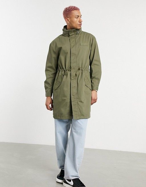 mens light parka jacket