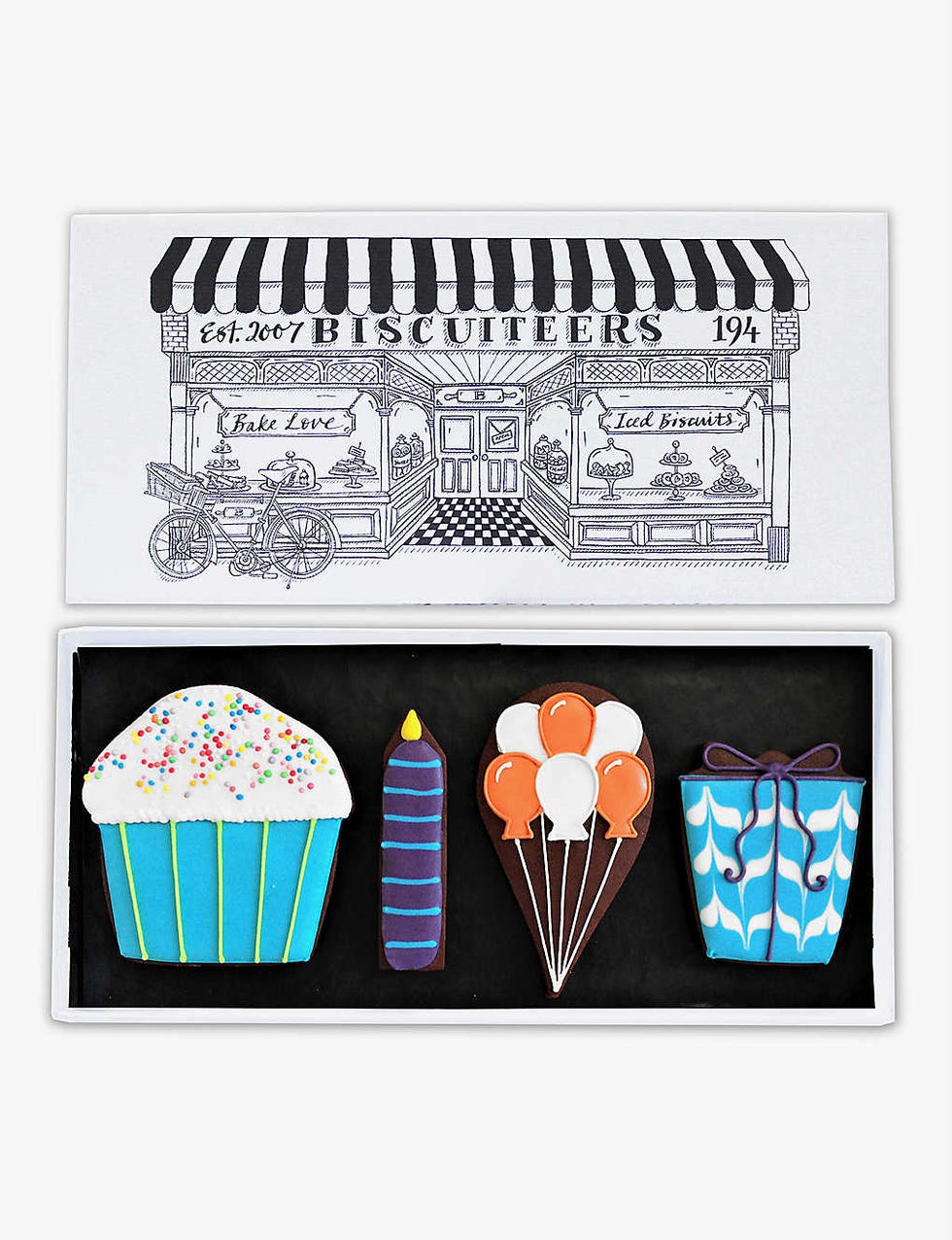 BISCUITEERS Birthday letterbox biscuits 150g
