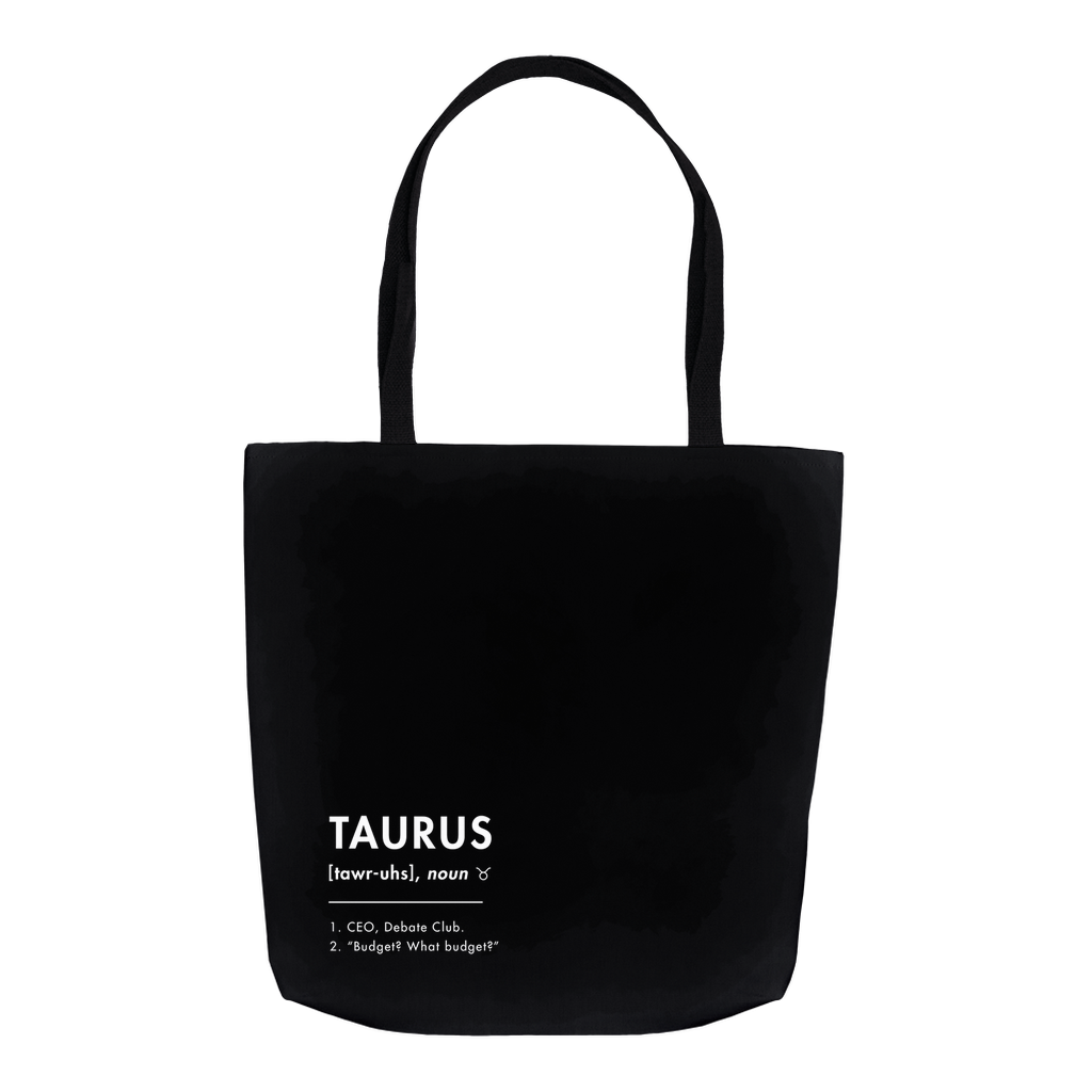 What Your Sign *Really* Means: The Taurus Tote Bag