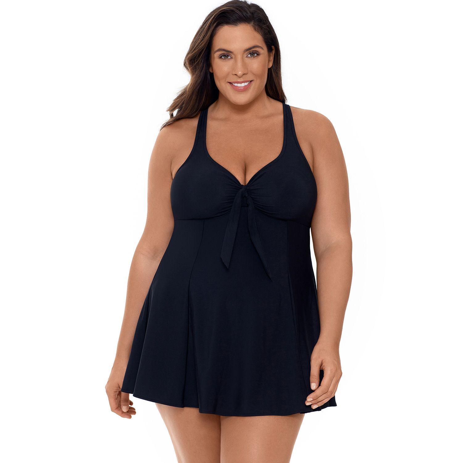 plus size swim dresses