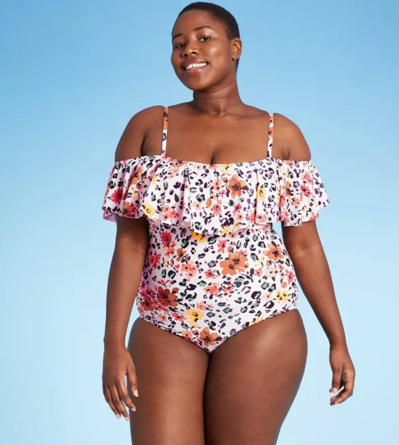 plus size bathing suits with underwire support