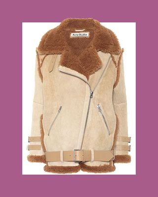 Shearling And Suede Jacket