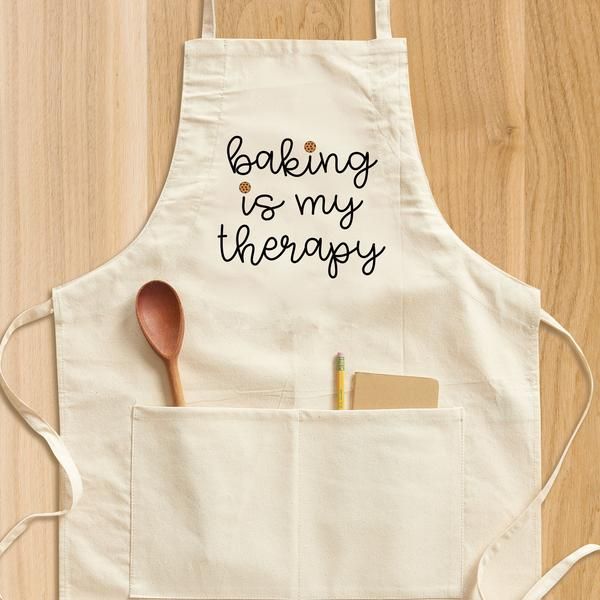 Baking Is My Therapy Apron