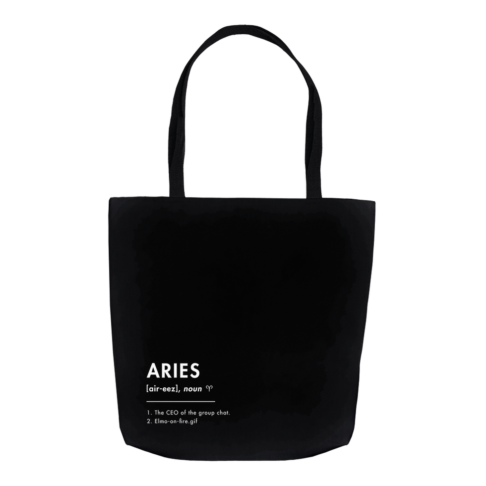 What Your Sign *Really* Means: The Aries Tote Bag