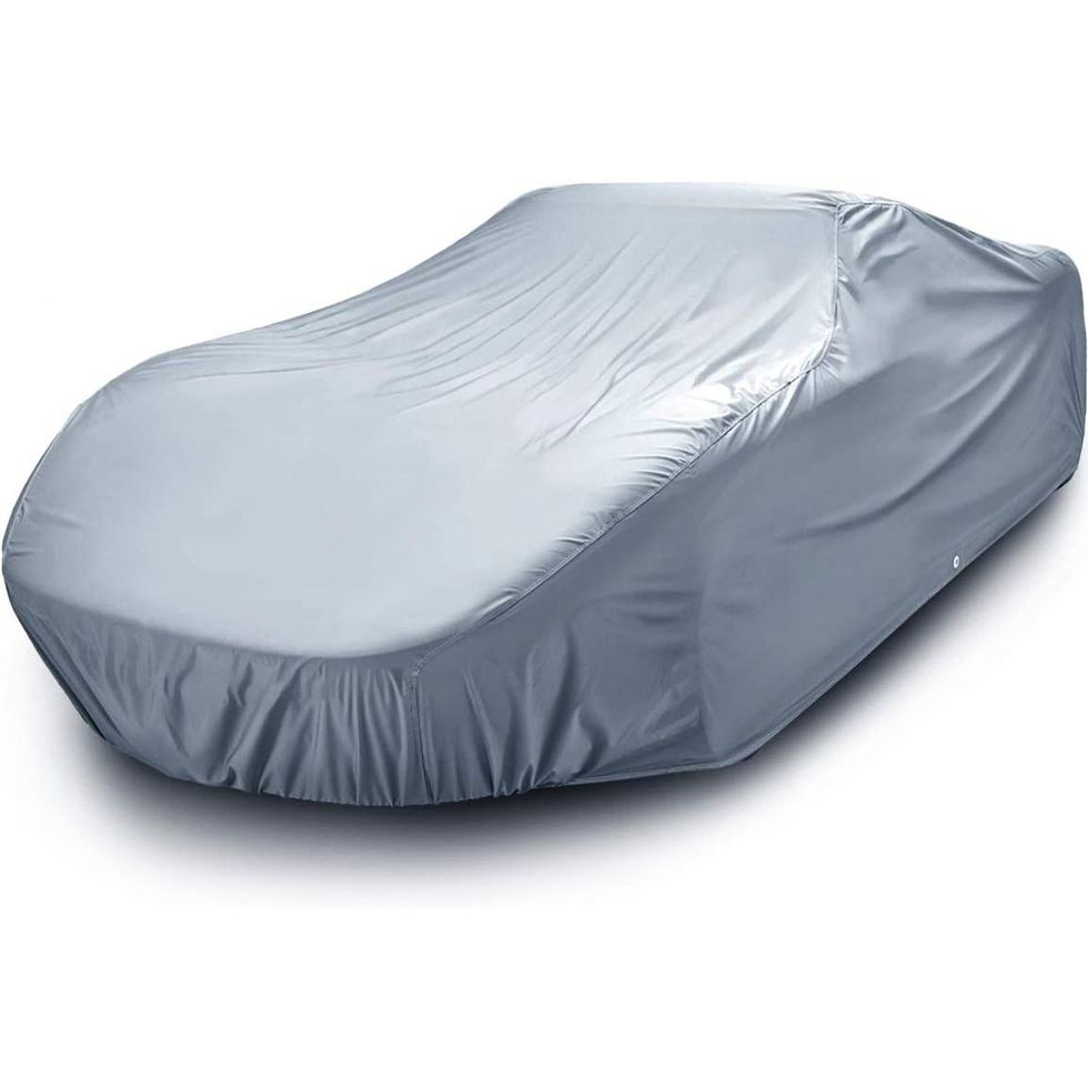 Light Shell Waterproof Uv-Proof Windproof Car Cover Classic Zipper