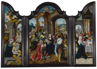 Pieter Coecke van Aelst: The Nativity, The Adoration of the Magi, The Presentation in the Temple