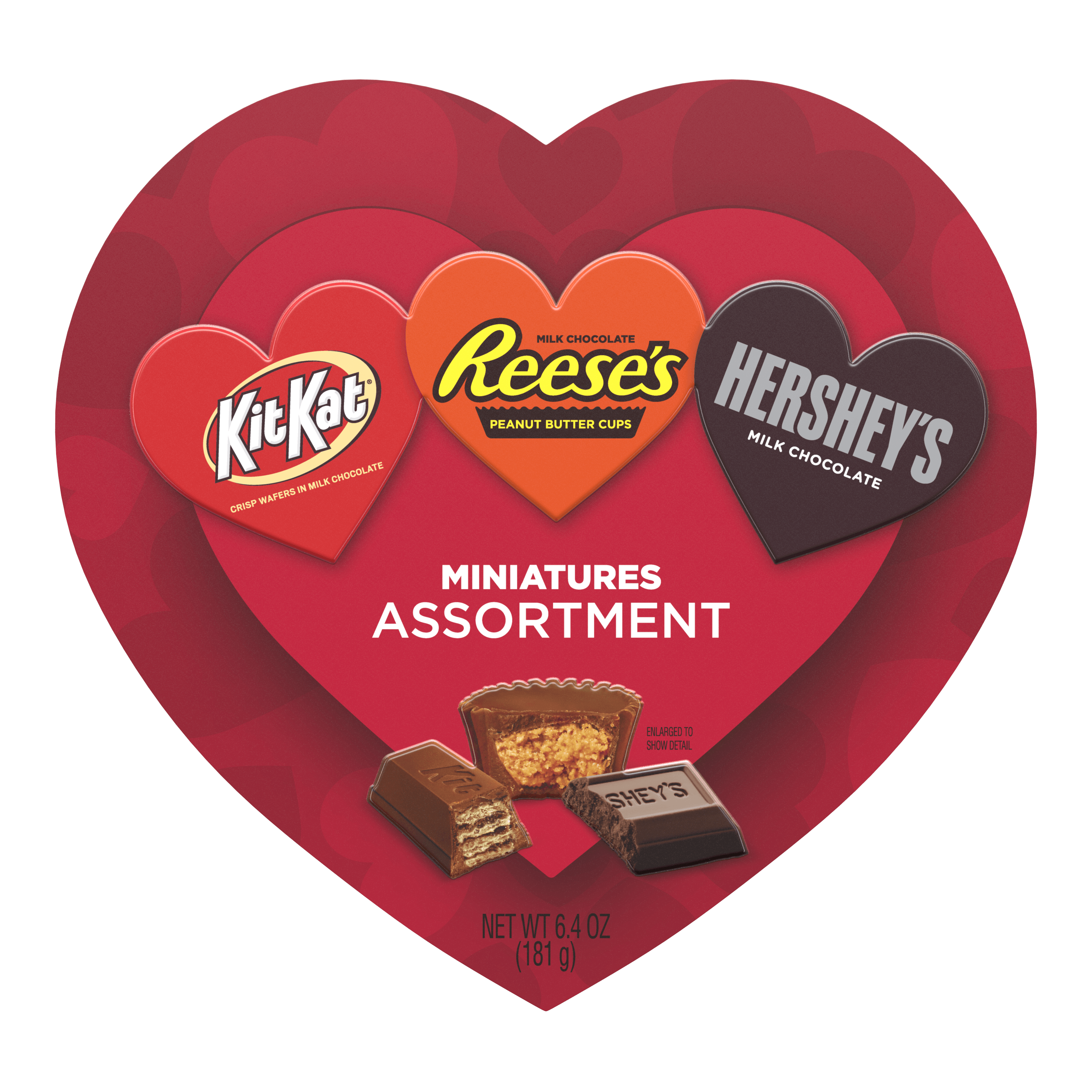 HERSHEY'S Heart Shaped Valentine's Day Candy  