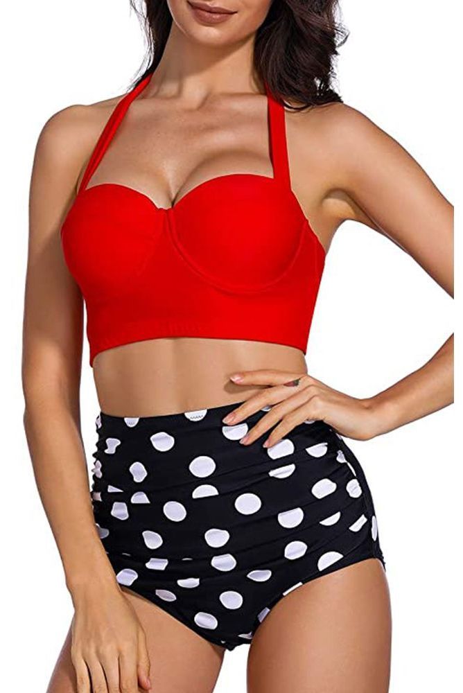 halter top swimsuits for big busts