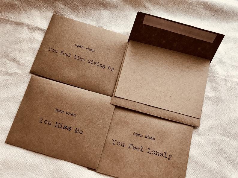 Long Distance Envelopes & Note Cards