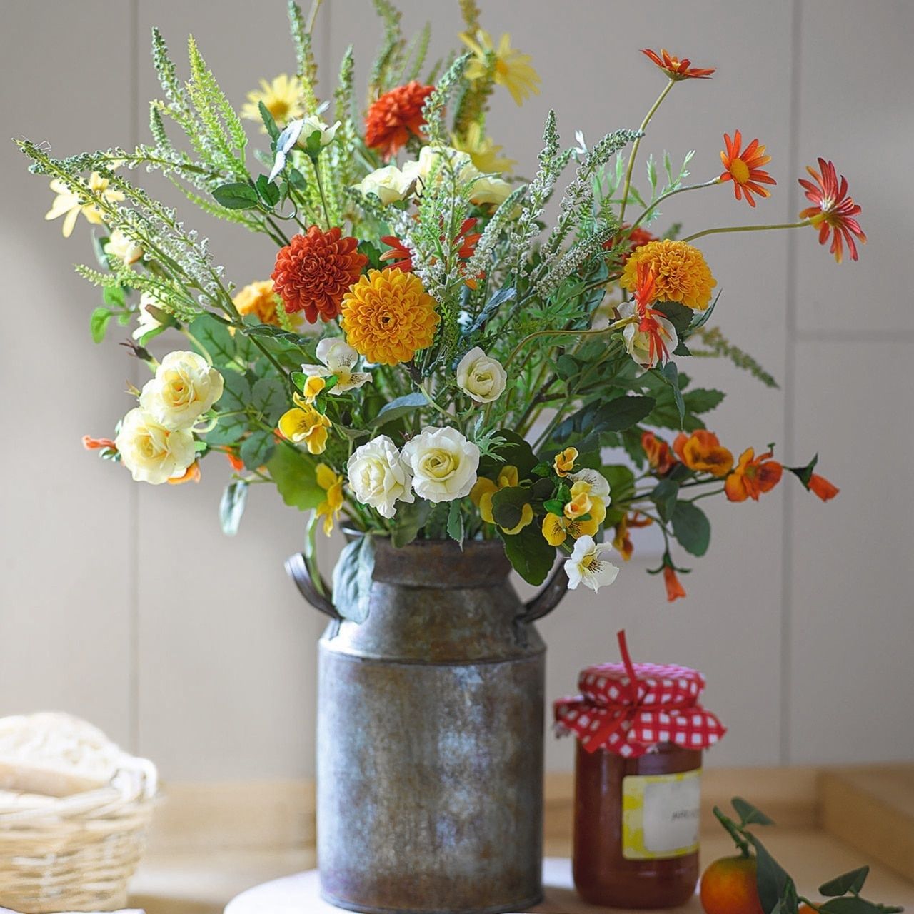Large Artificial Floral Arrangements - Ideas on Foter in 2023 | Flower vase  arrangements, Flower arrangements simple, Large flower arrangements