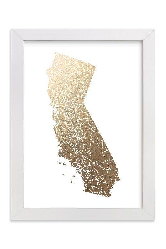 California Map Filled