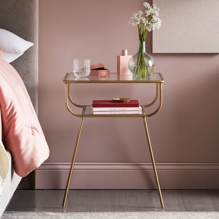 Small Bedside Tables For Tiny Bedrooms, Round Night Tables