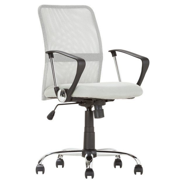 Habitat Mesh Mid Back Ergonomic Office Chair - Grey