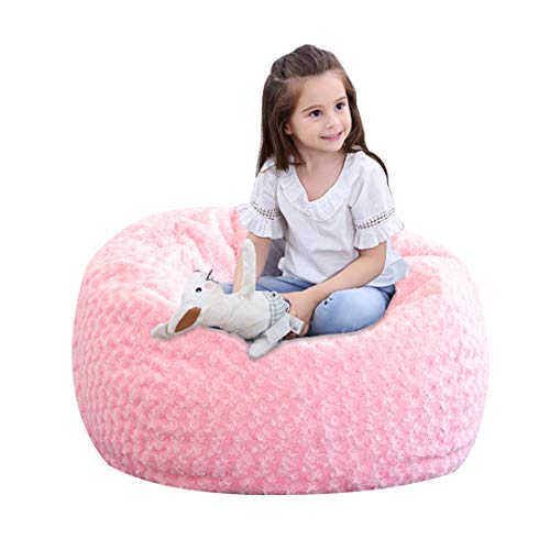 LUCKYBOY Stuffed Animal Storage Bean Bag