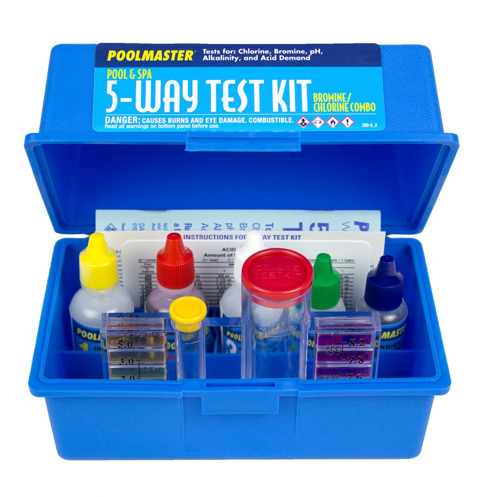 5-Way Swimming Pool or Spa Water Chemistry Test Kit