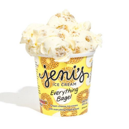 Jeni's Ice Cream Everything Bagel Pint