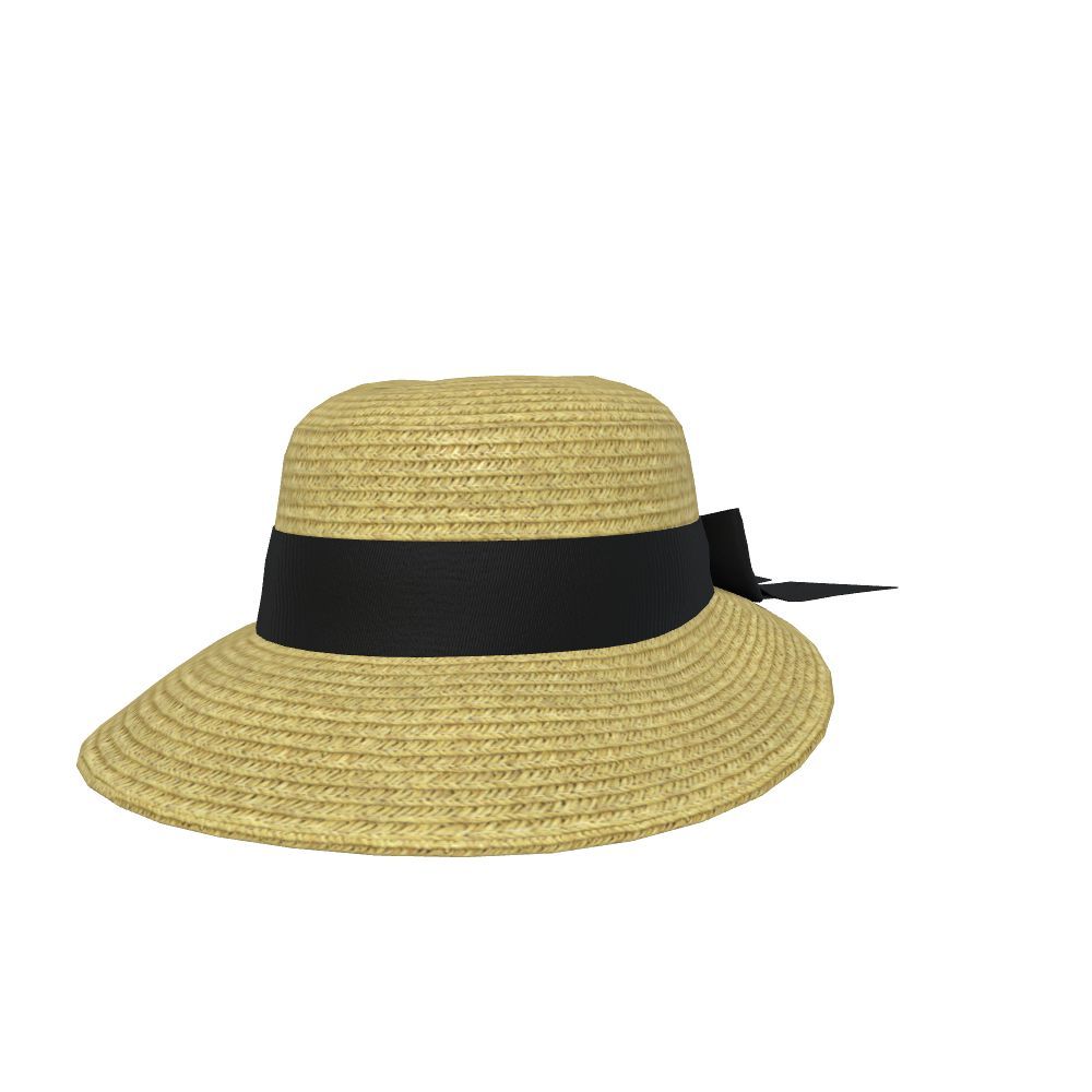 Beach Hat with bow Straw Hats with Trim Summer Women's Hat Caramel Straw Hat Women Gift